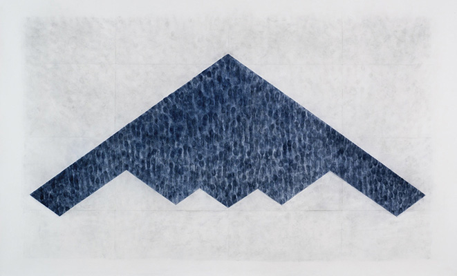 Stephen Whisler, Stealth 1, on view at Roll Up Project, 2019
